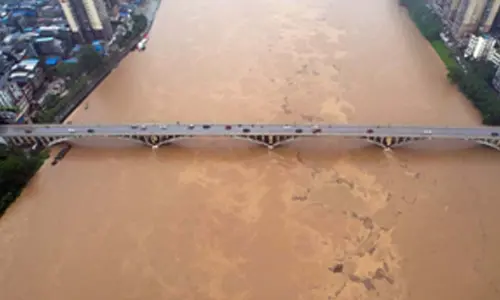 Rescue work continues as China grapples with flooding from heavy rainfall