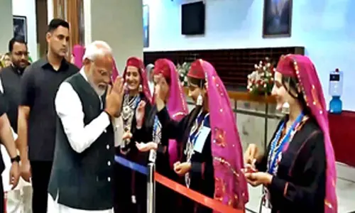 PM Modi arrives in Srinagar on 2-day visit