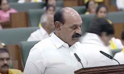 Minister Farooq Md takes oath in the assembly.