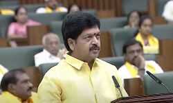 Minister Kollu Ravindra takes oath as the member of the legislative assembly