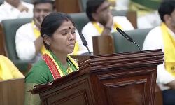 Thoyika Jagadeeswari takes oath as the member of the legislative assembly