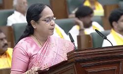 Naga Madhavi Lokam takes oath as the member of the legislative assembly