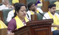 Satyaprabha Varapula takes oath as the member of the legislative assembly