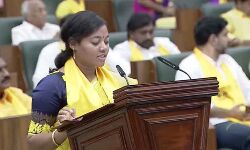Sirisha Devi Miryala takes oath as the member of the legislative assembly Sirisha Devi Miryala takes oath as the member of the legislative assembly