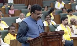 Amarnathreddy Akepati takes oath as the member of the legislative assembly Amarnathreddy Akepati takes oath as the member of the legislative assembly