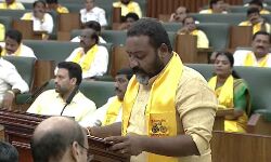 Ashok B takes oath as the member of the legislative assembly Ashok B takes oath as the member of the legislative assembly
