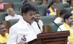 Balaraju Ch takes oath as the member of the legislative assembly Balaraju Ch takes oath as the member of the legislative assembly