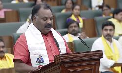 Balaramakrishna B takes oath as the member of the legislative assembly Balaramakrishna B takes oath as the member of the legislative assembly