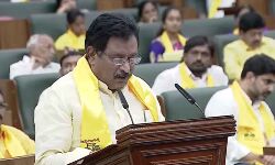 Chinarajappa N takes oath as the member of the legislative assembly Chinarajappa N takes oath as the member of the legislative assembly