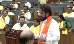 Eswara Rao N takes oath as the member of the legislative assembly