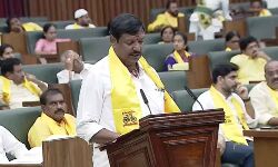 Narayanreddy Kandula takes oath as the member of the legislative assembly