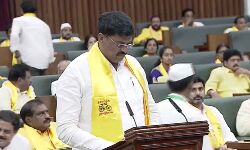 Narendra Varma Raju takes oath as the member of the legislative assembly