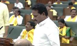 Bommidi Nayakar takes oath as the member of the legislative assembly