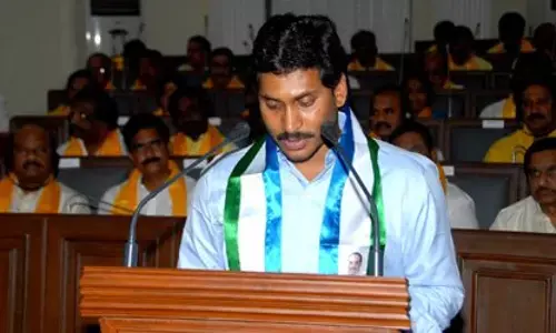 YS Jagan Takes Oath as MLA in Assembly, greets members