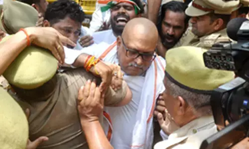 UP Congress stages protest over NEET row