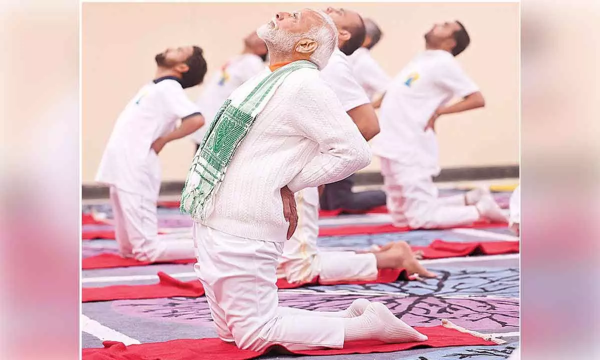 World looking at yoga as powerful agent of global good: Modi