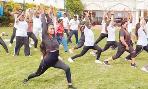 Cyberabad Commissionerate celebrates 10th International Yoga Day