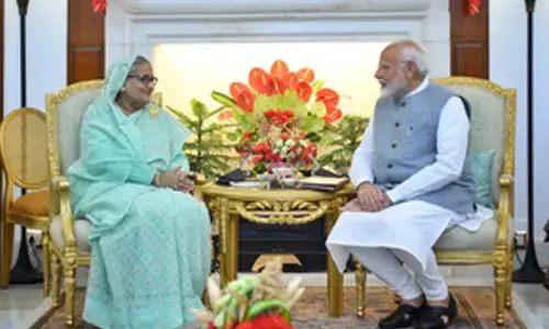 Transcending seas and space, PM Modi and Sheikh Hasina launch futuristic India-Bangladesh partnership