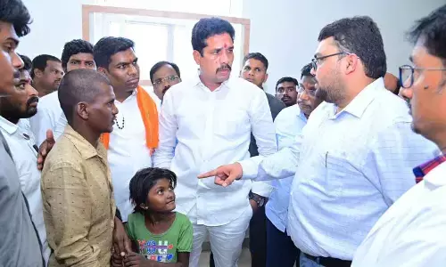 Members of the National ST Commission visited the victim