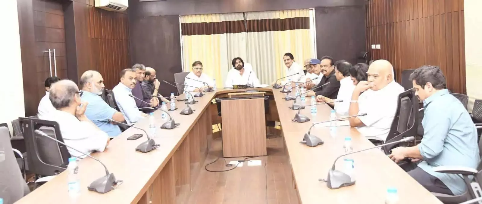 Tollywood Producers meets Pawan Kalyan; addresses industry challenges