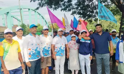 Olympic run organised in Vizianagaram