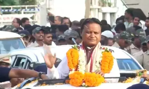 Majhi holds roadshows in home district Keonjhar