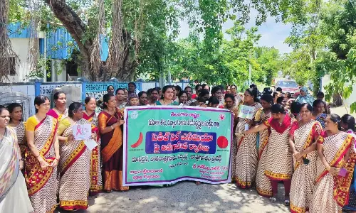 Awareness rallies on sickle cell anemia disease in all Anganwadi Centers under the auspices of Women and Child Welfare Department