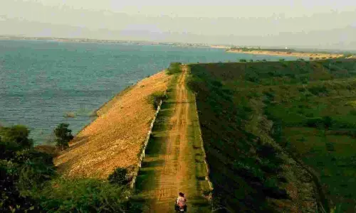 Release water from Kandaleru reservoir