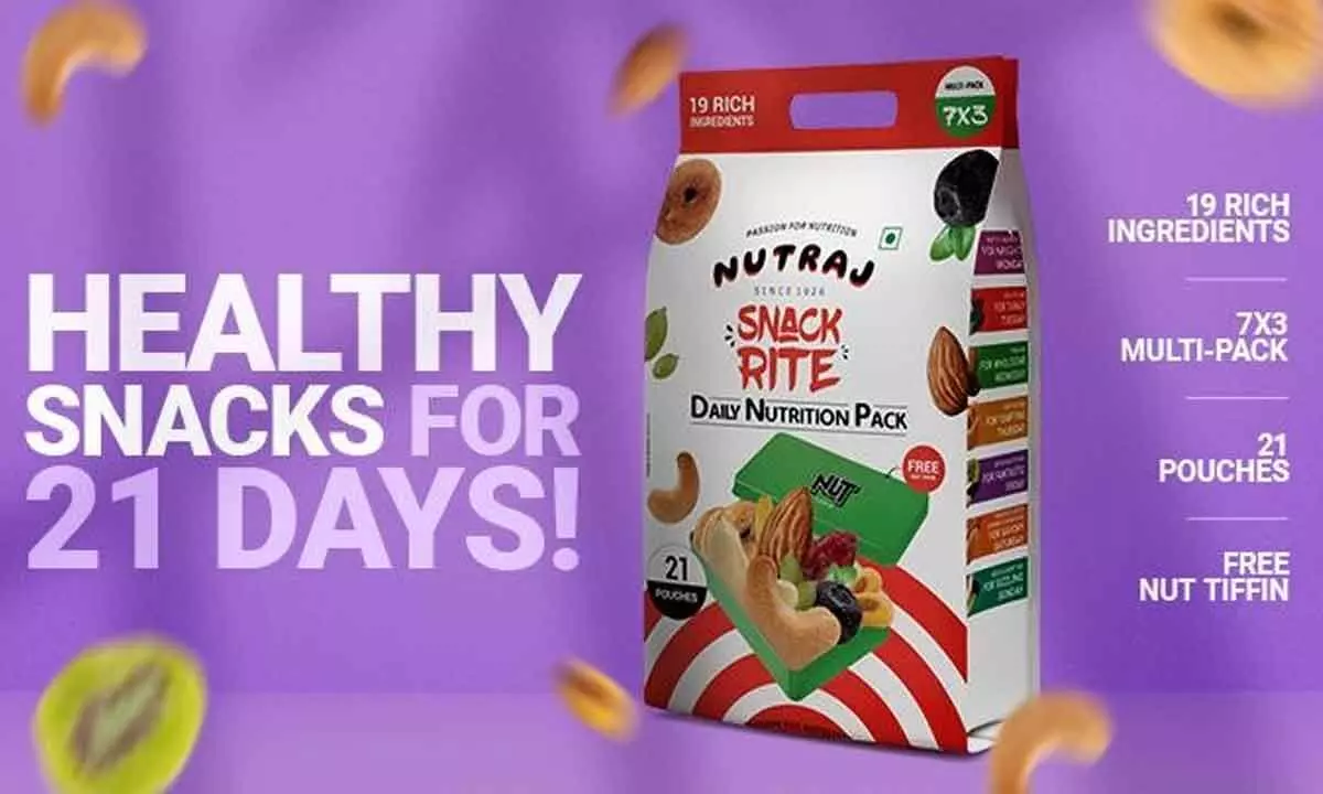 Nutraj launches Snackrite daily nutrition pack