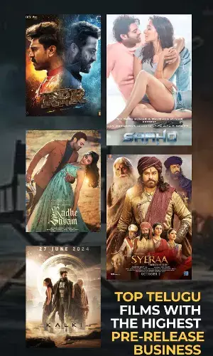 Top telugu films with the highest pre-release business