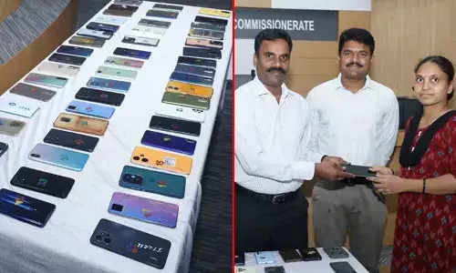 Cyberabad cops recover 60 stolen mobile phones
