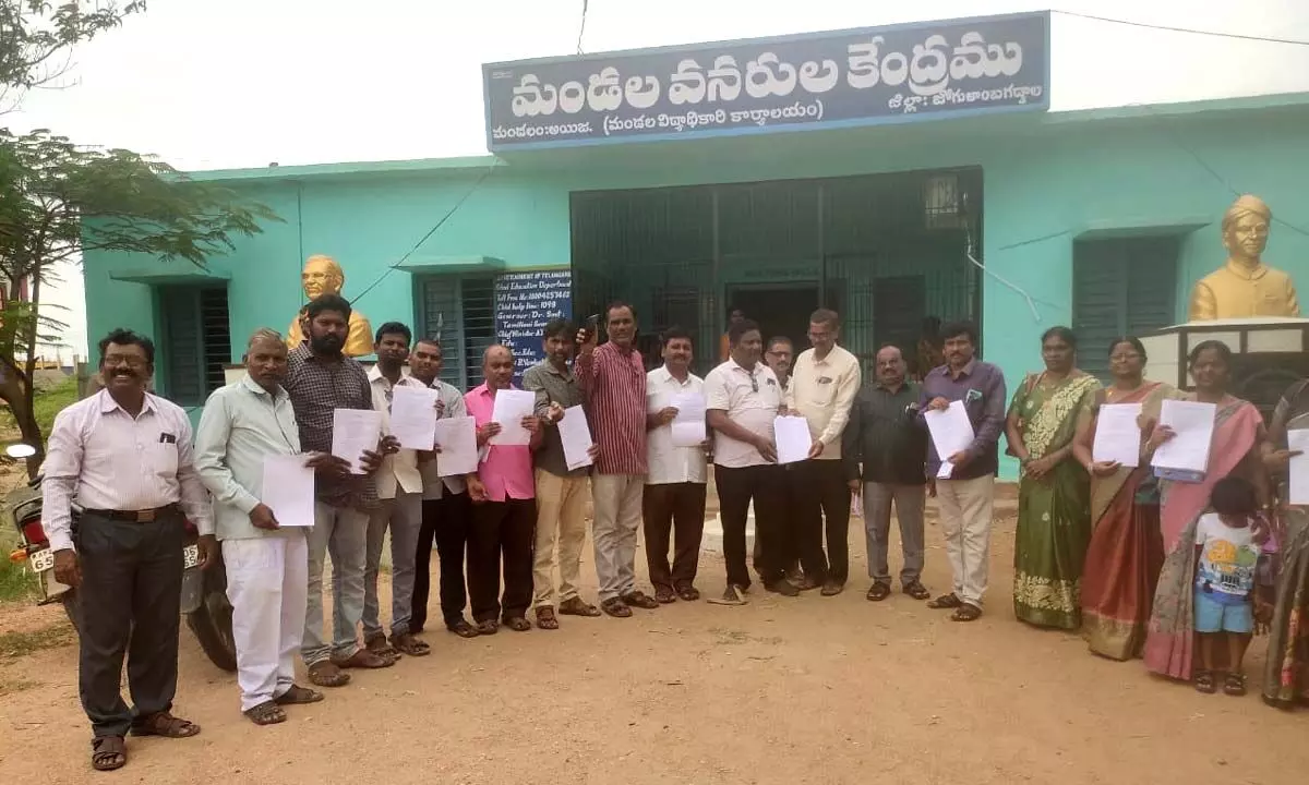 25 teachers relieved 51 Joined in Ieeja mandal. MEO Narasimhulu