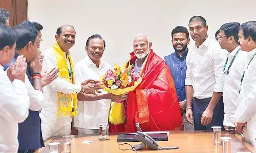Modi meets TDP MPs, vows support to AP development