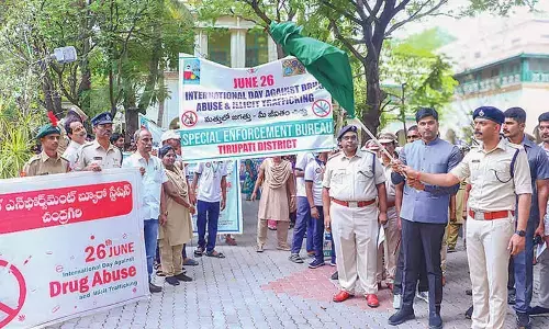 Rally held on  International Day Against Drug Abuse