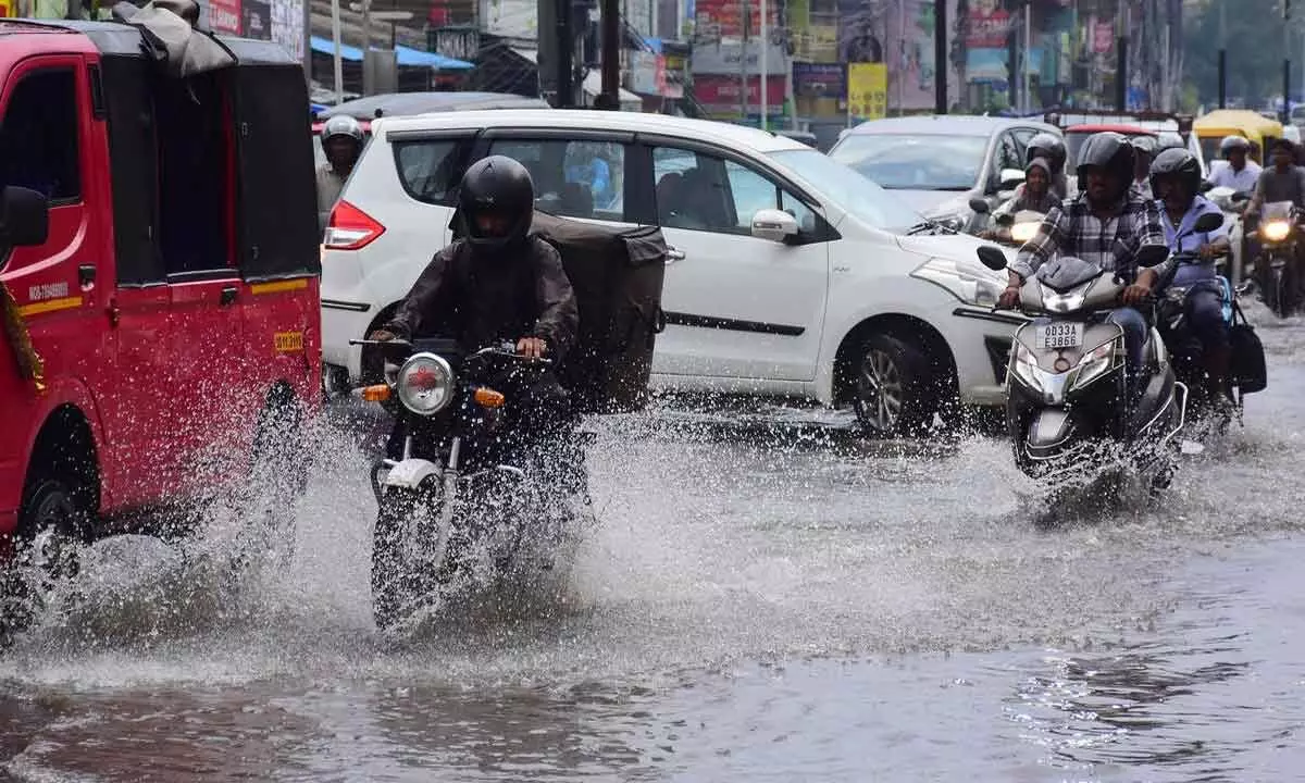 Low-lying areas waterlogged after heavy rains