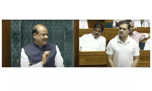 Cong claims Rahul’s microphone turned off over NEET issue, Speaker rejects charge