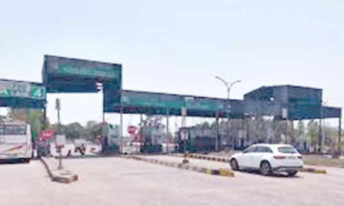 Motorists heave a sigh of relief at Aganampudi toll plaza
