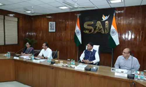 Sports Minister Mansukh Mandaviya visits NIS Patiala, interacts with Olympics-bound athletes