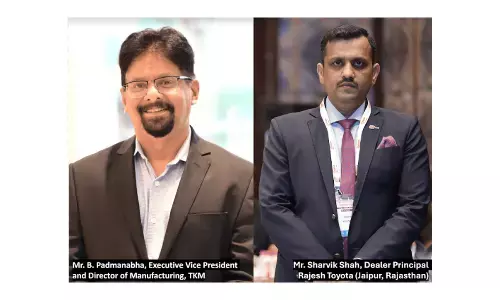 Toyota Kirloskar Motor Celebrates the Winning of CII GreenCo Gold Rating Award by its dealership, Rajesh Toyota, for their Best Sustainable Eco Practices