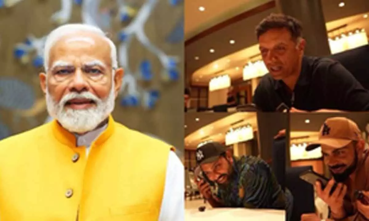 PM Modi speaks to Team India after T20 World Cup win; lauds Rohit, Kohli, and Dravid