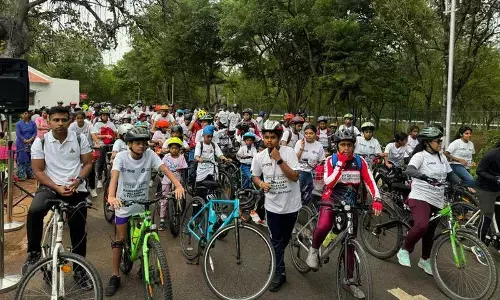 Hyderabad: Cyclothon event in city a big draw
