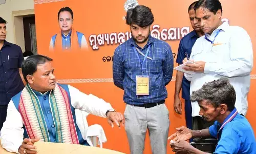 Majhi listens to people’s grievances