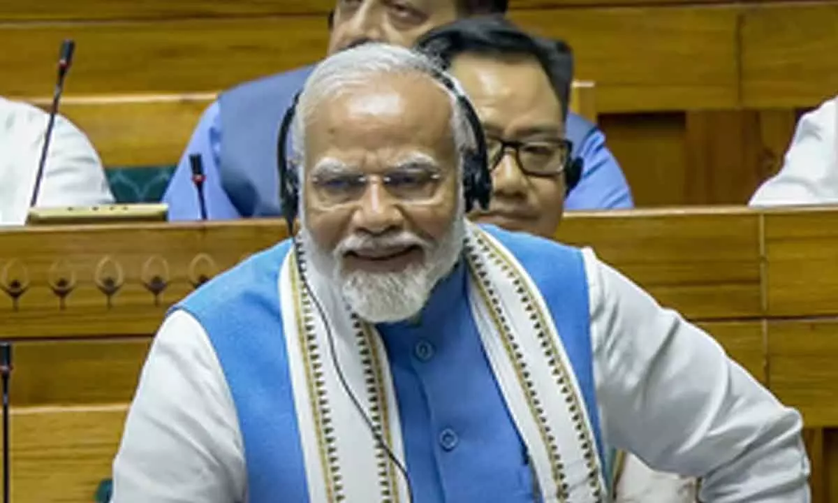 Not introspection, but interested in ‘Shirshashan’: PM Modi pokes fun at Cong, cites Sholay dialogue