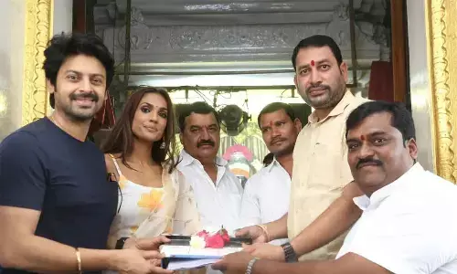 Sriram’s new film‘Kodi Burra’gets a grand launch