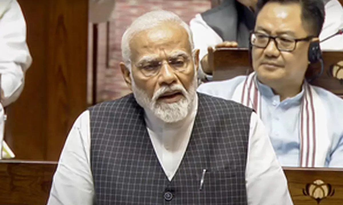 10 years completed, 20 more left: PM Modis dig at INDIA bloc in RS
