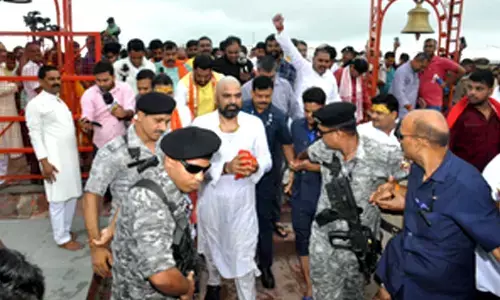 Samrat Choudhary removes his turban in Ayodhya, says his vow is fulfilled