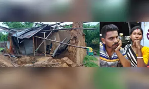 Couple buried, children injured after house collapses in Tripura