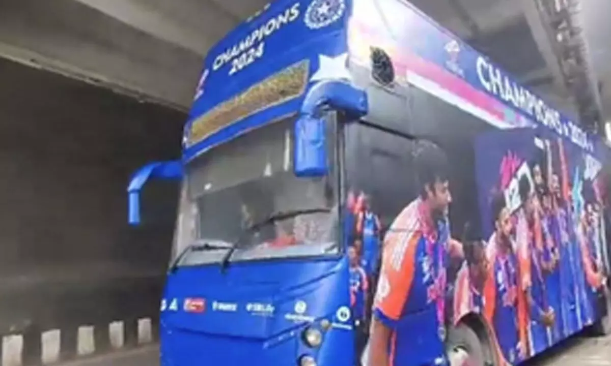 Indias victory parade bus awaits champions in Mumbai ahead of mega celebrations