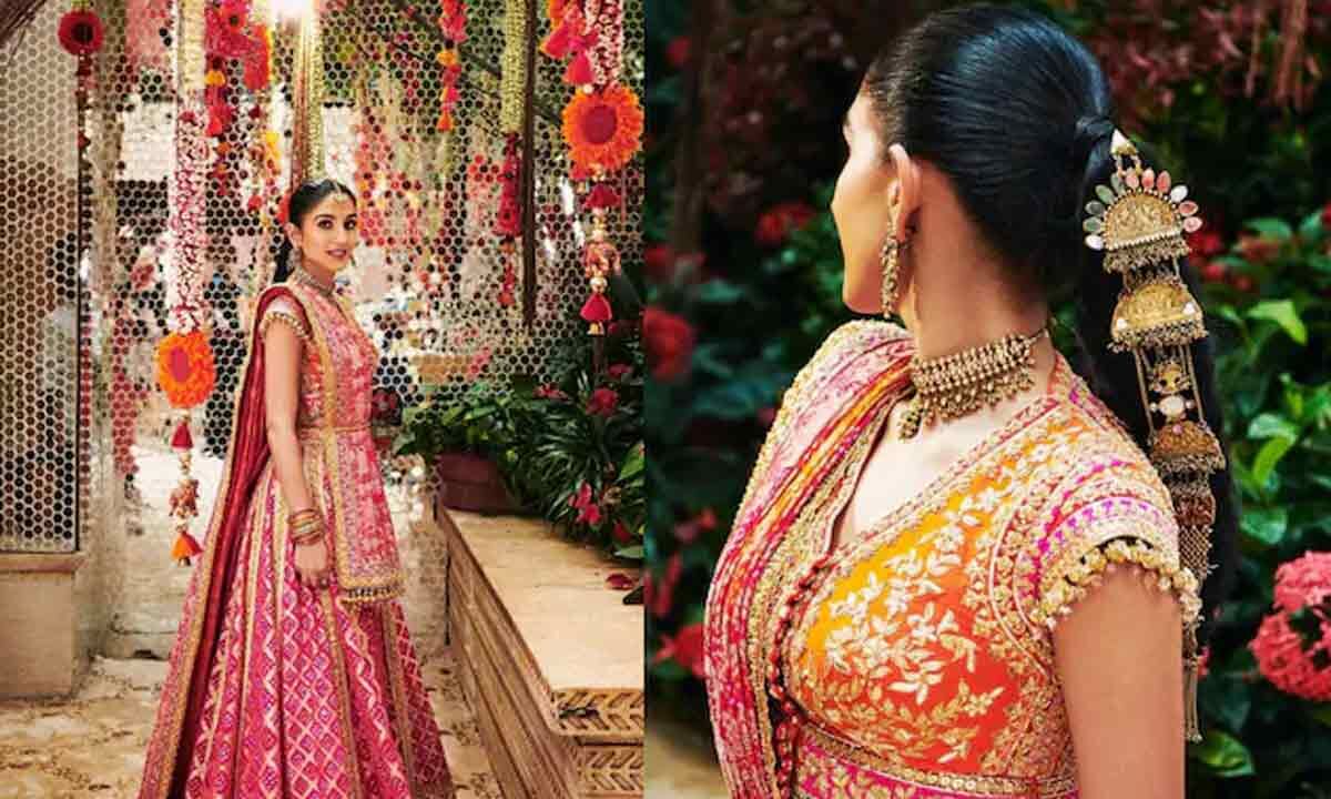 Radhika Merchant Stuns At Mameru Ceremony In Custom Manish Malhotra ...