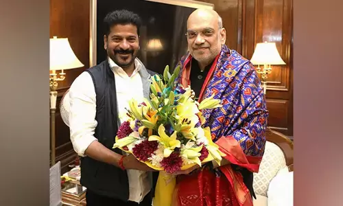 Revanth Reddy Meets Union Home Minister Amit Shah, briefs on state issues